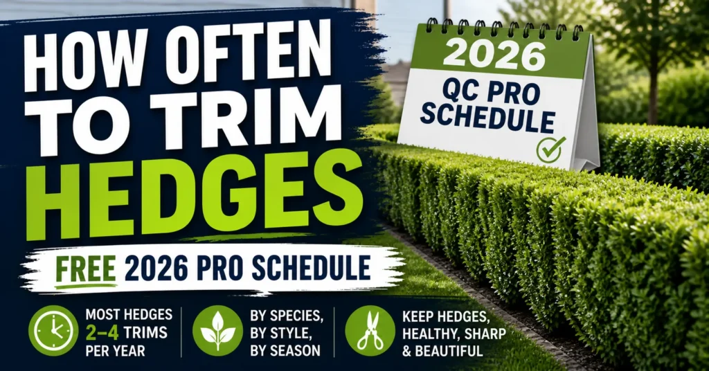 How Often to Trim Hedges