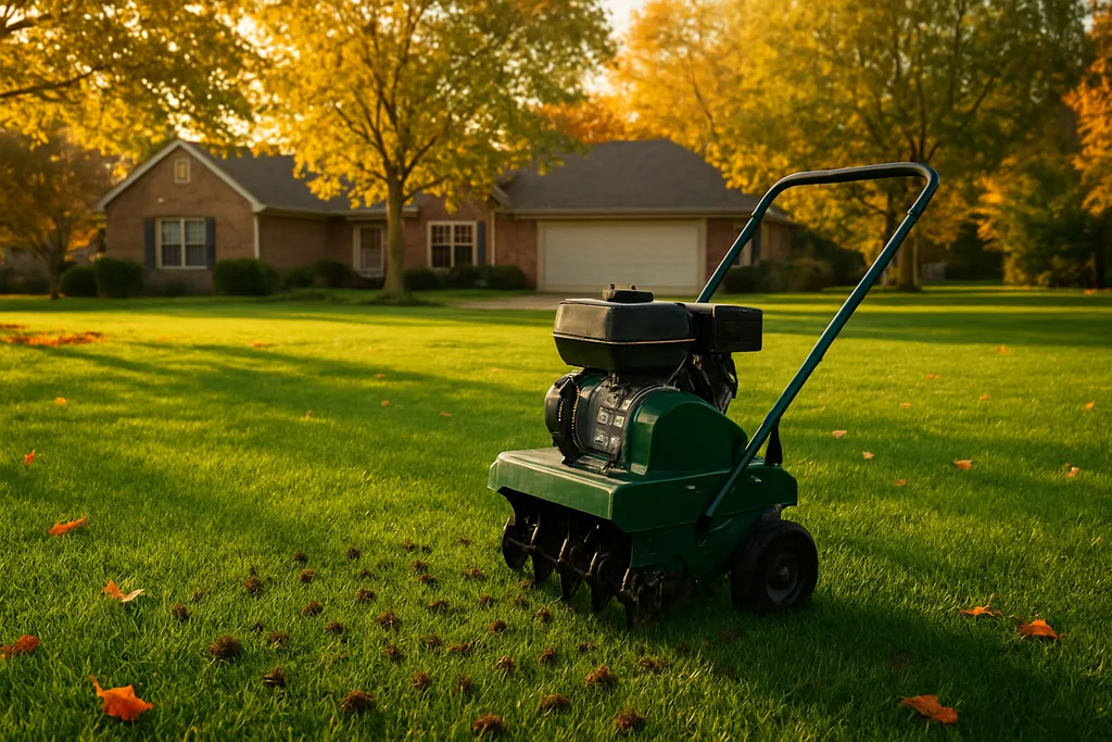 when to aerate your lawn in the Quad Cities
